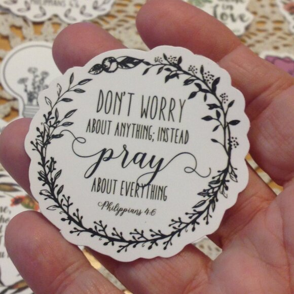 Bible Quotes and Christian Inspiration Stickers Bundle - Picture 5 of 6